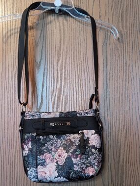 Floral Crossbody Bag with Black Trim - Rosetti NWOT